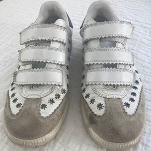 Isabel Marant Grommet Sneaker in white Sz 39 Fr